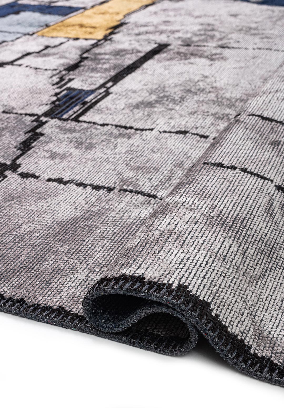 BRISTOL BLACK - DARK NAVY - RED - GOLD - BLUE - LIGHT GREY RUG - 2