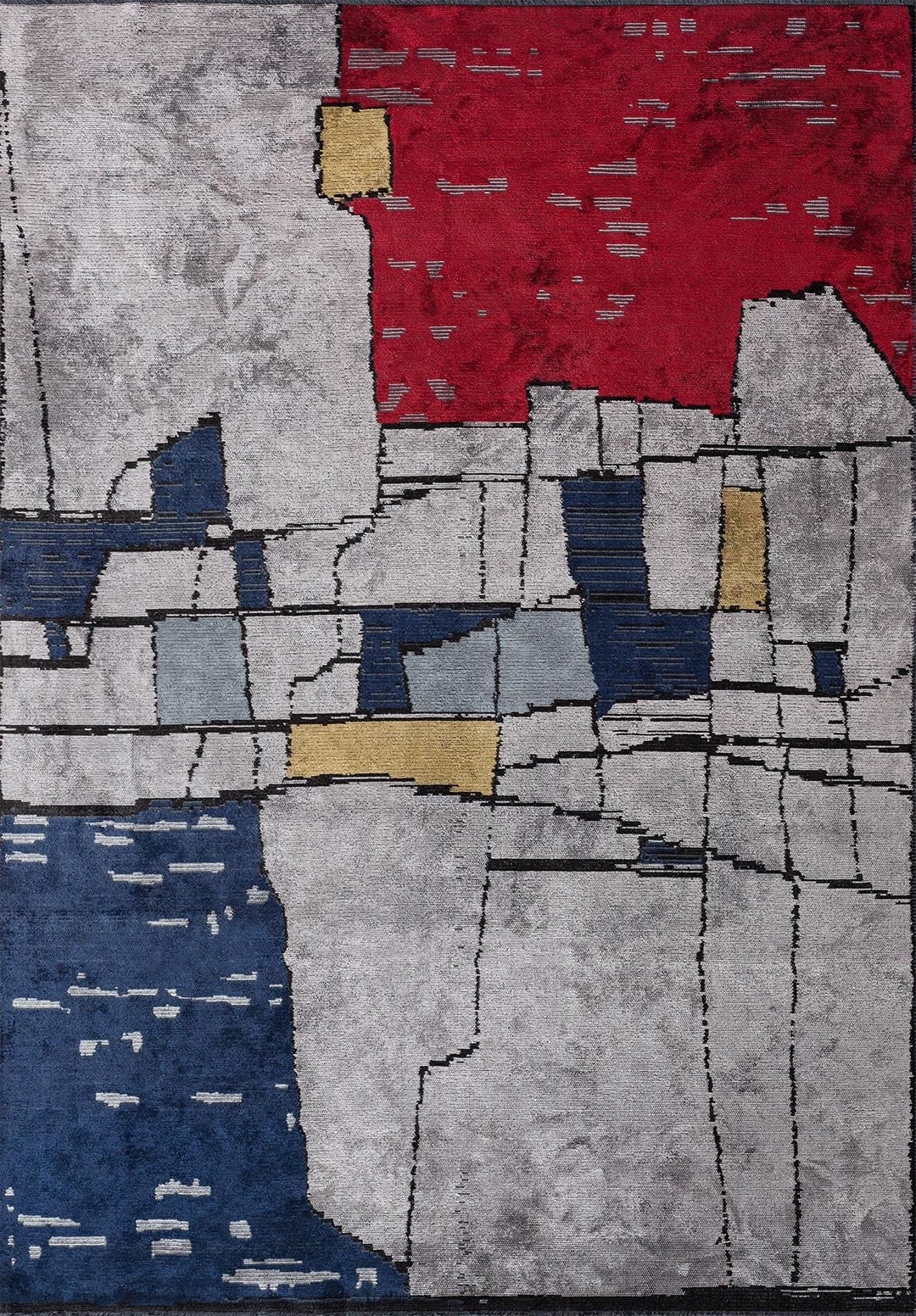 BRISTOL BLACK - DARK NAVY - RED - GOLD - BLUE - LIGHT GREY RUG