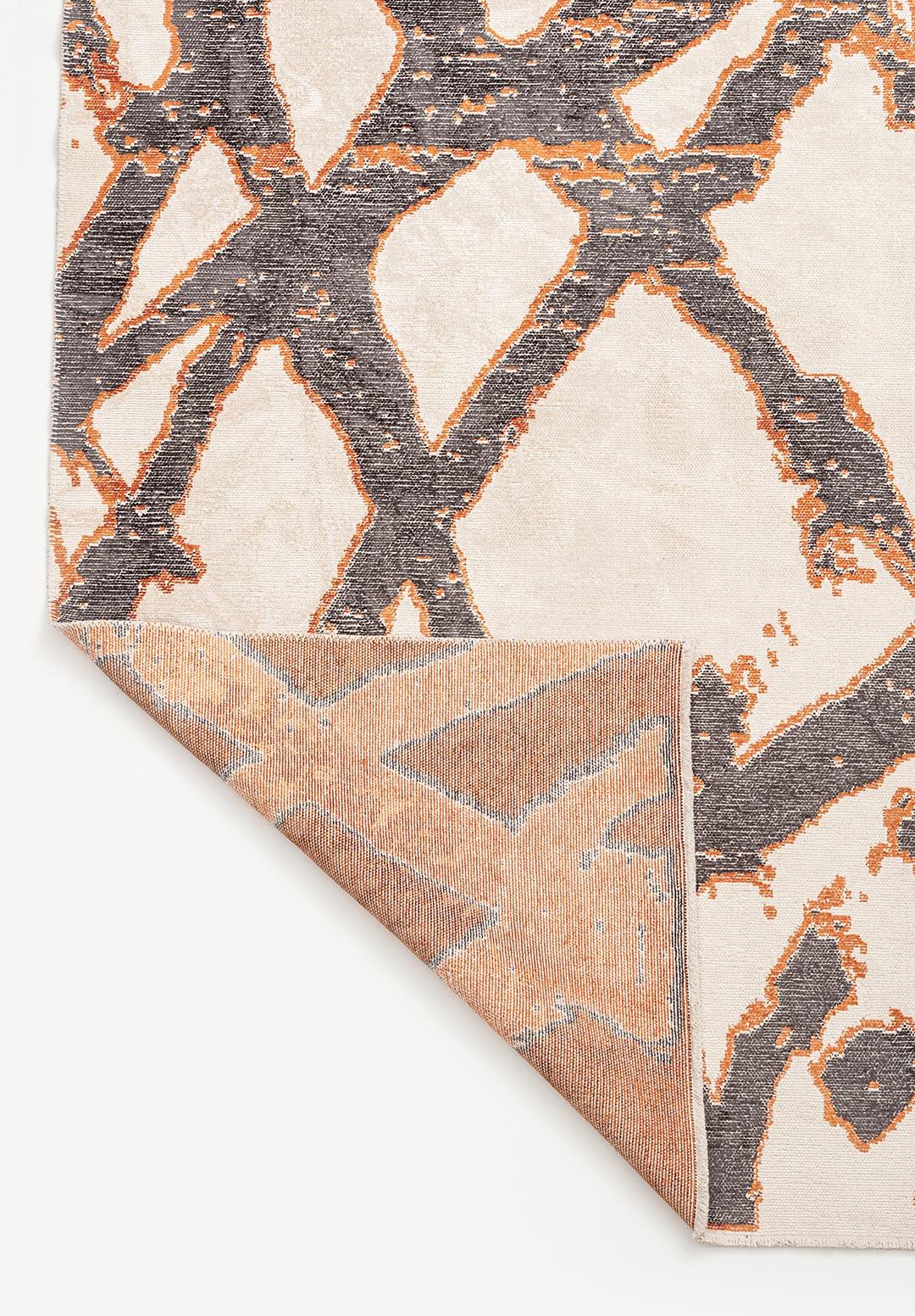 DORTMUND CHARCOAL - TERRA - ECRU RUG - 3