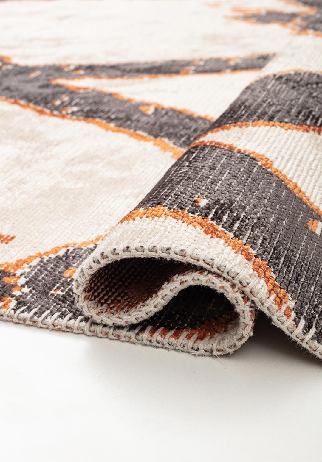 DORTMUND CHARCOAL - TERRA - ECRU RUG - 2