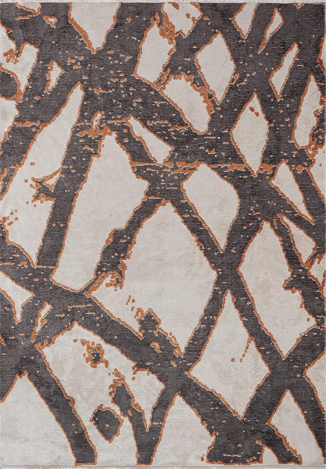 DORTMUND CHARCOAL - TERRA - ECRU RUG - 1