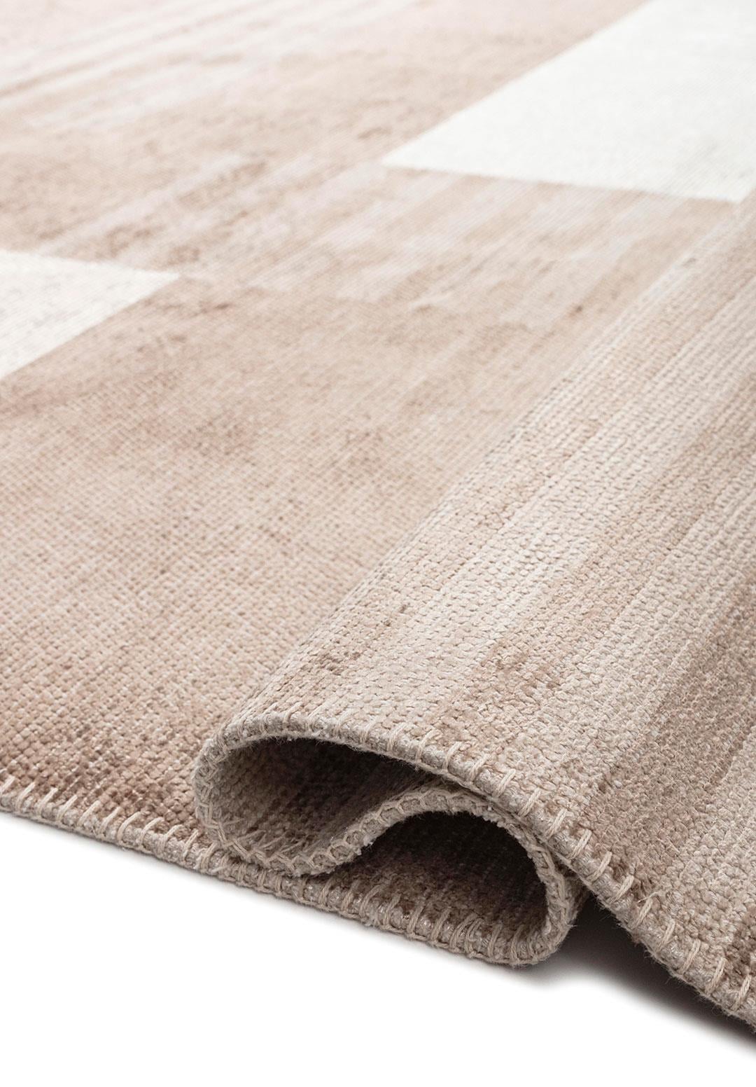 PANEL ECRU - LIGHT CREAM - STONE - NOUGAT RUG - 2