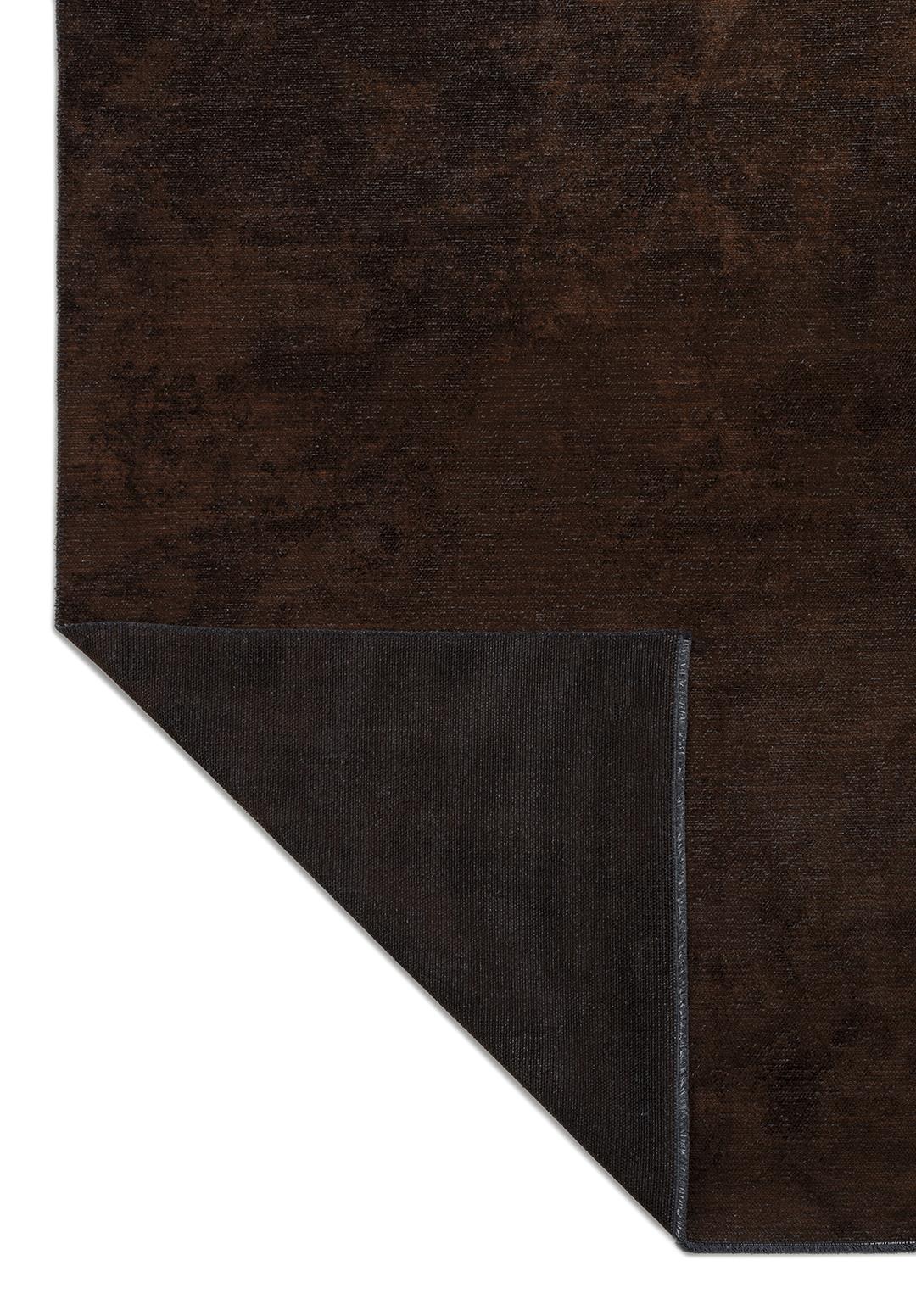 PLAIN DARK BROWN (A) RUG - 3