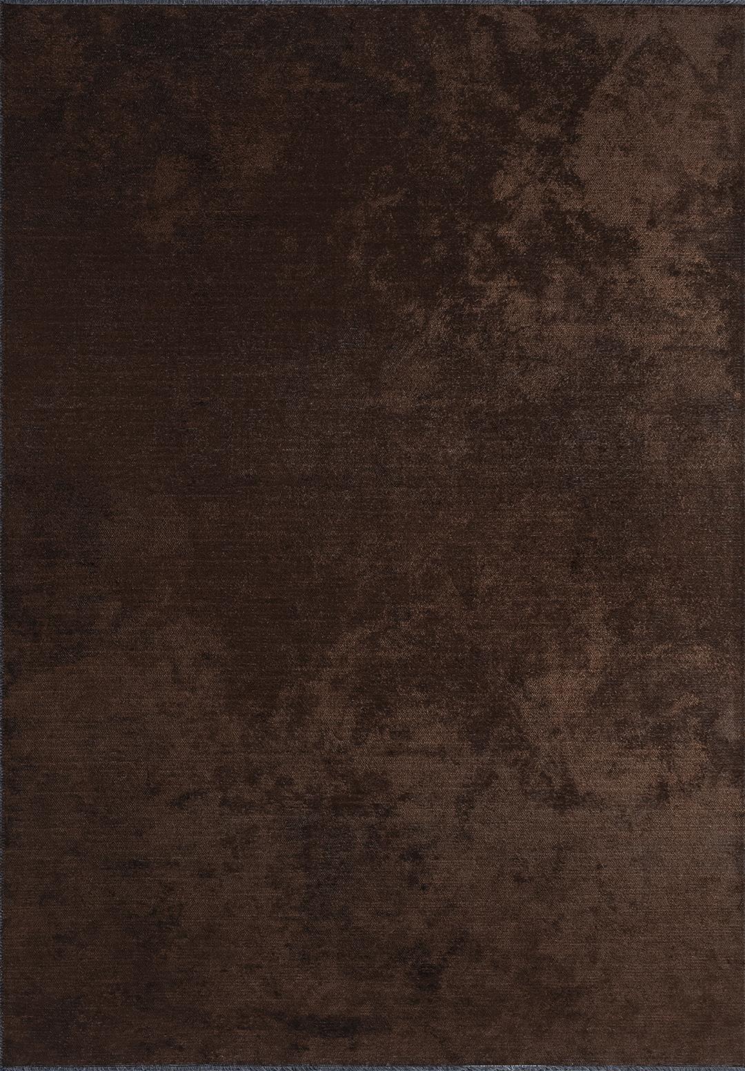 PLAIN DARK BROWN (A) RUG