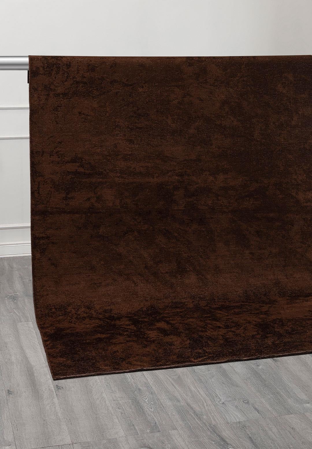 PLAIN DARK BROWN (C) RUG - 5