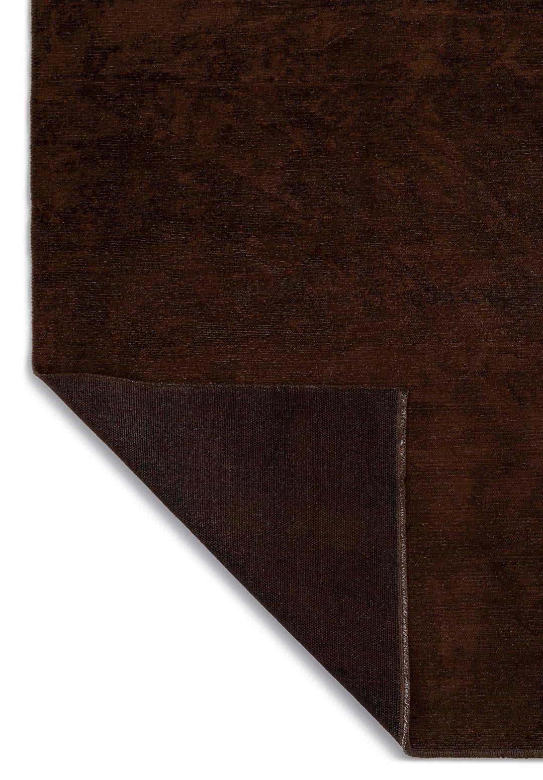 PLAIN DARK BROWN (C) RUG - 3