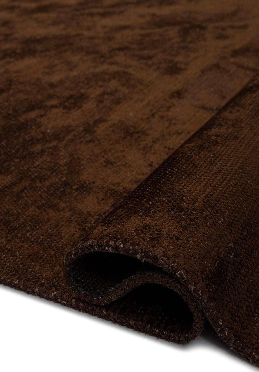 PLAIN DARK BROWN (C) RUG - 2