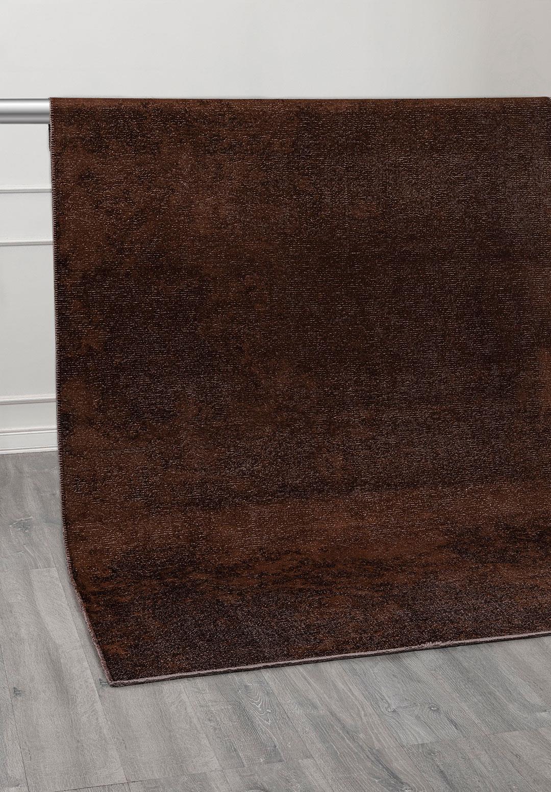 PLAIN DARK BROWN (M) RUG - 4