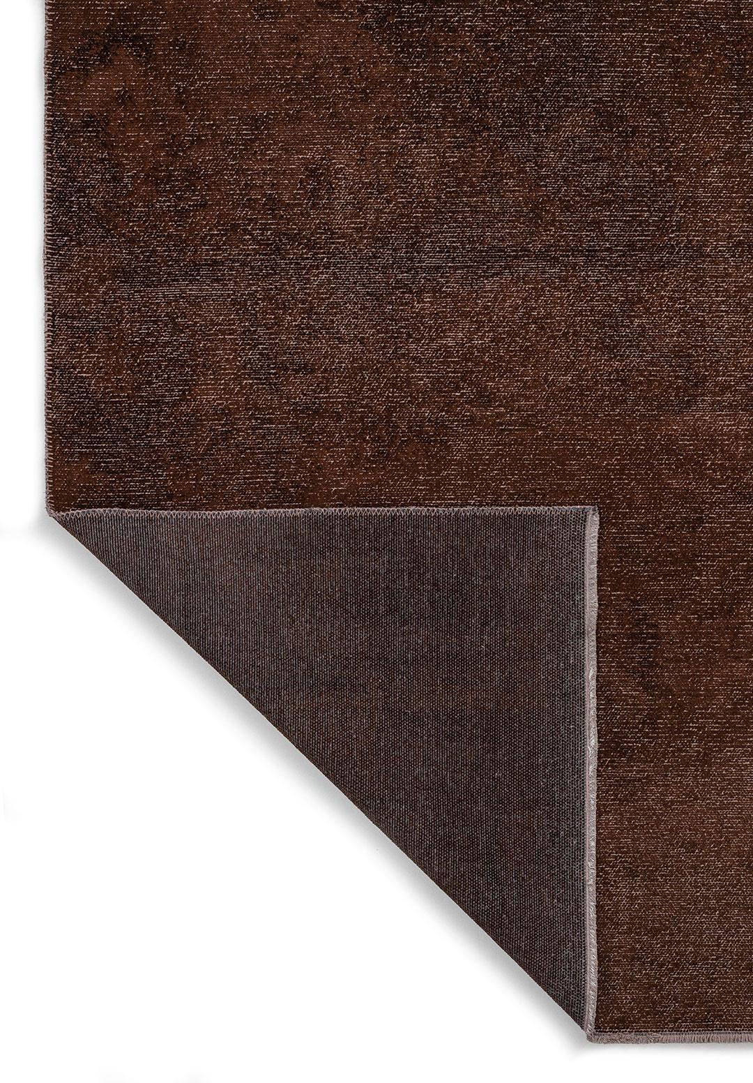 PLAIN DARK BROWN (M) RUG - 3