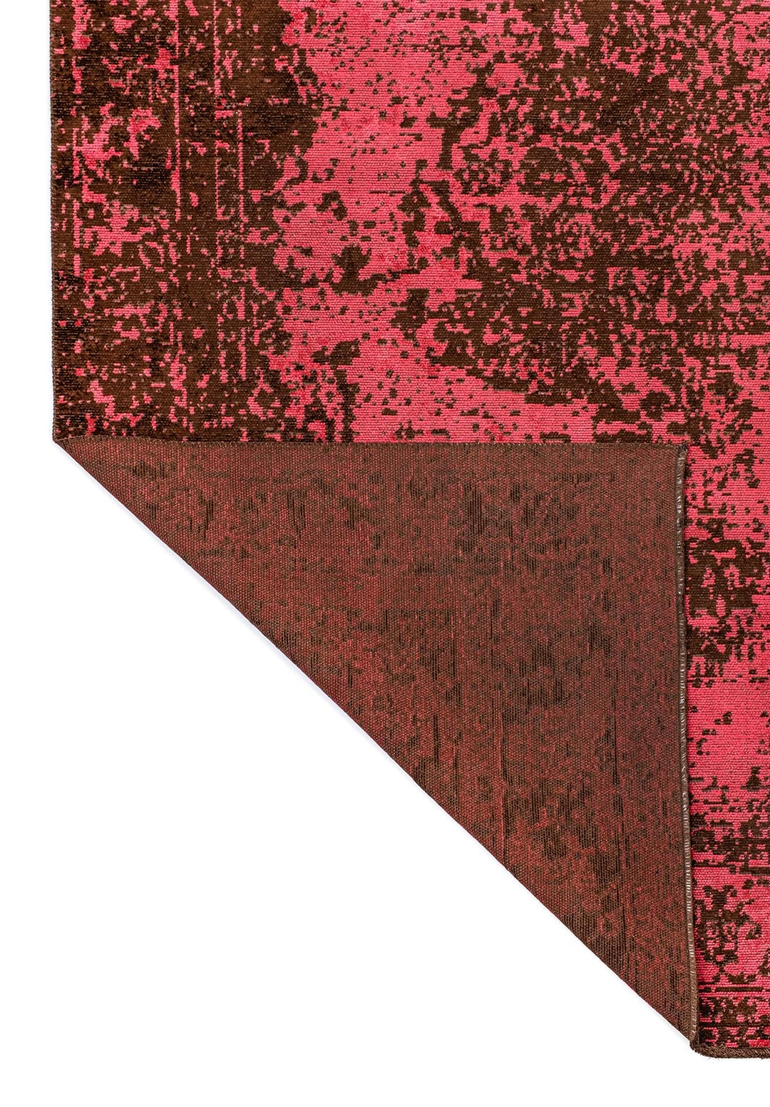 MEDALLION DARK BROWN - FUSCHIA RUG - 3