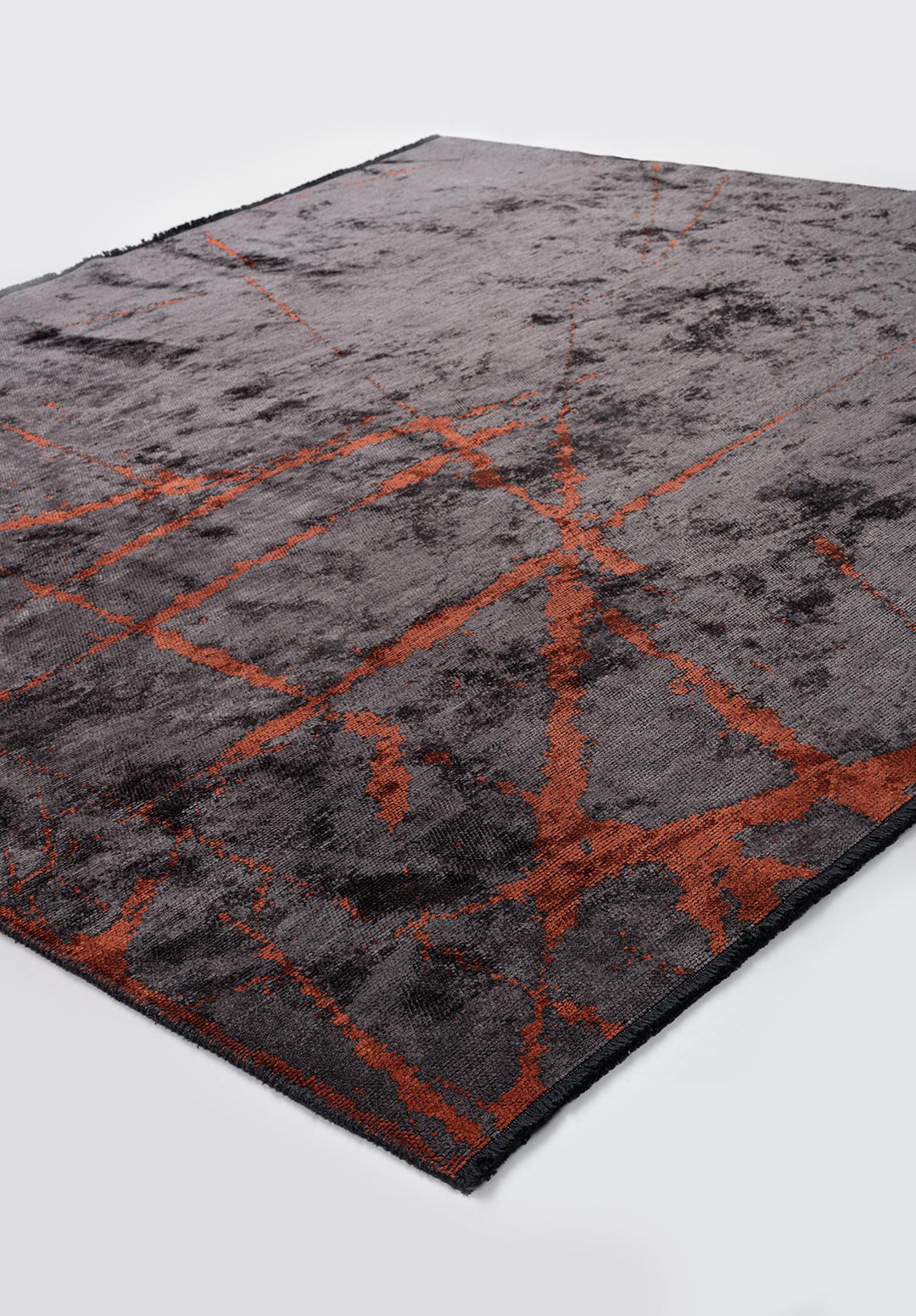 CRACK DARK TERRA - CHARCOAL RUG - 4