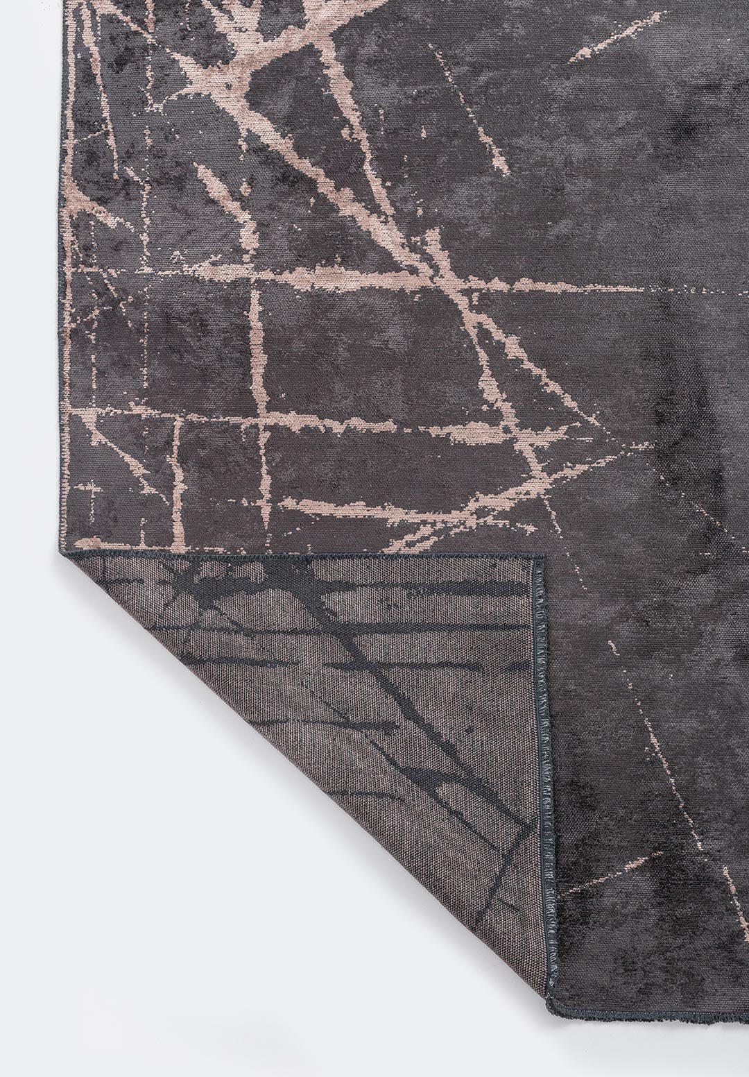 CRACK COPPER - CHARCOAL RUG - 3