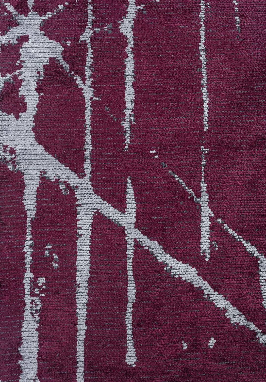 CRACK ICE BLUE - DARK DAMSON RUG - 5
