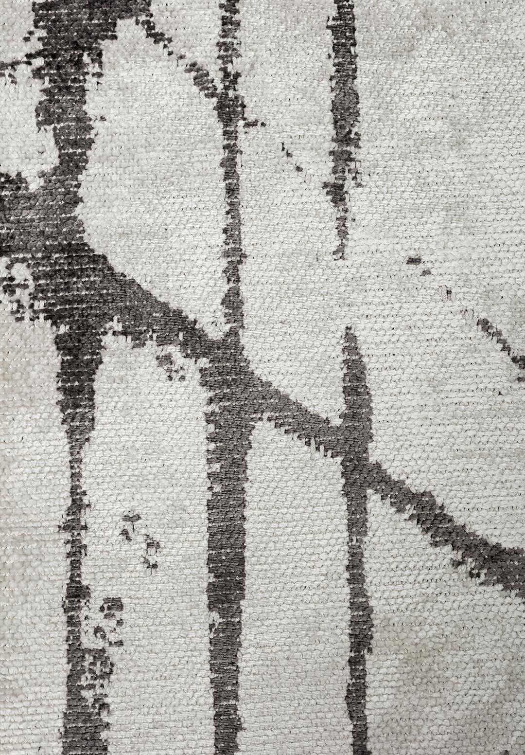 CRACK DARK GREY - ECRU RUG - 5