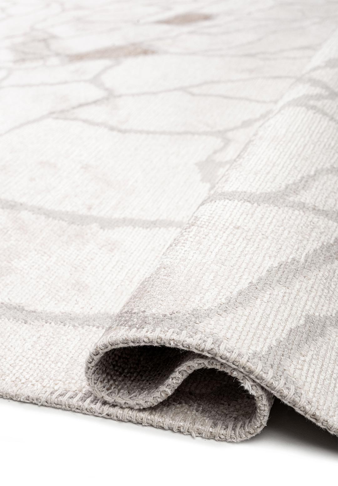 DRY LIGHT GREY - NOUGAT - ECRU RUG - 2
