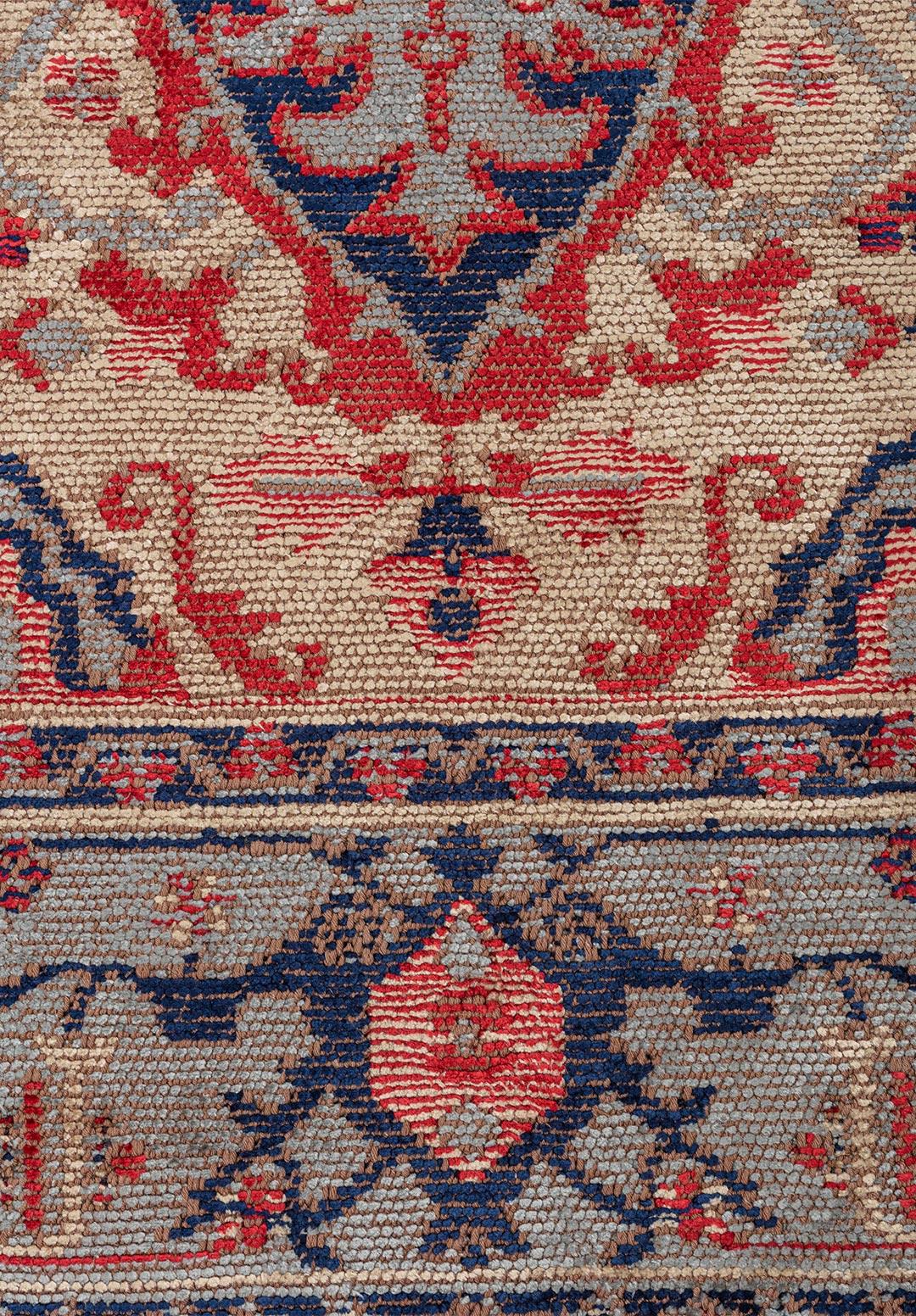 CITADEL BEIGE - BLUE - DARK NAVY - RED RUG - 5