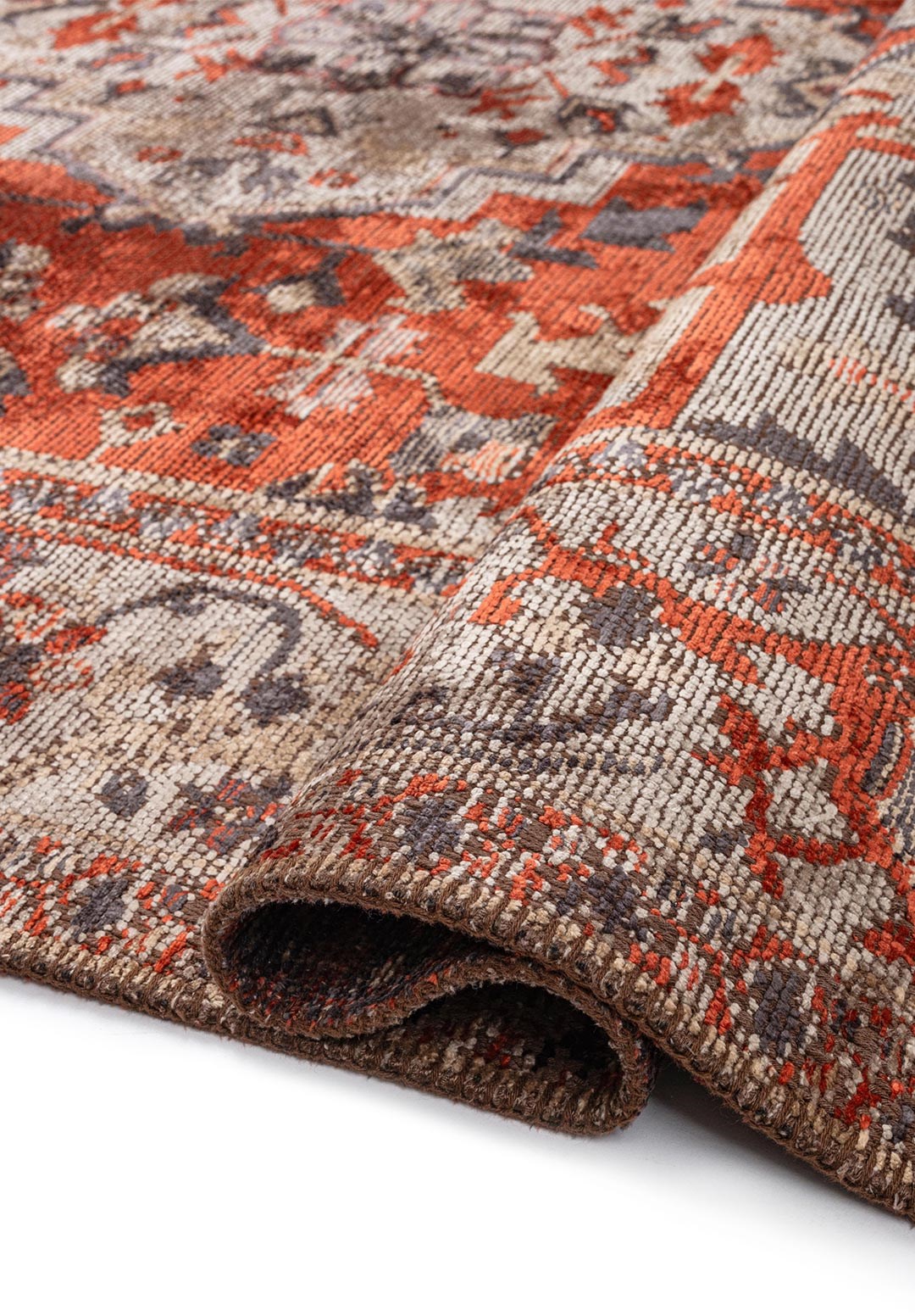 CITADEL BEIGE - ICE BLUE - DARK TERRA - CHARCOAL RUG - 2