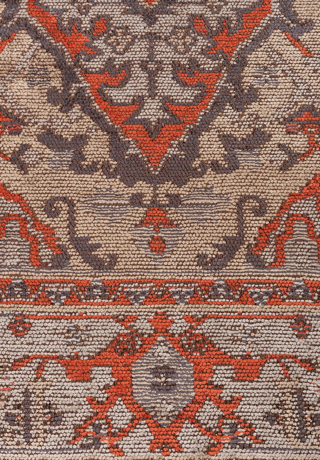 CITADEL BEIGE - ICE BLUE - DARK TERRA - CHARCOAL RUG - 5