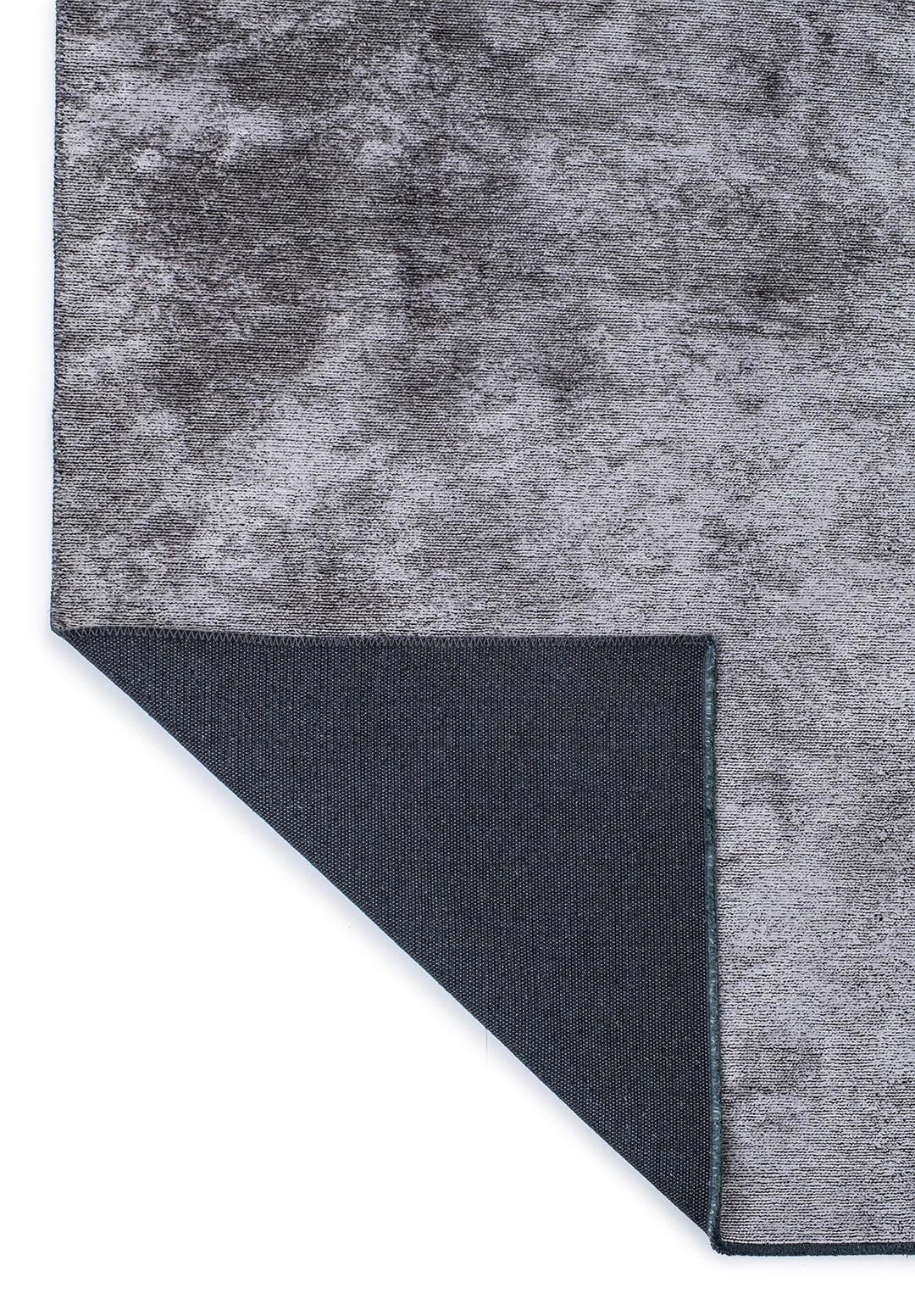 HAZE LIGHT GREY - BLACK RUG - 3