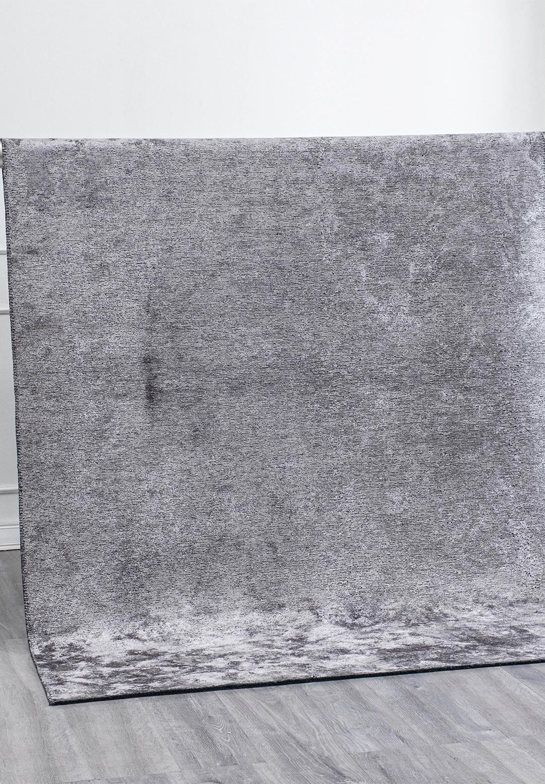 HAZE LIGHT GREY - BLACK RUG - 4