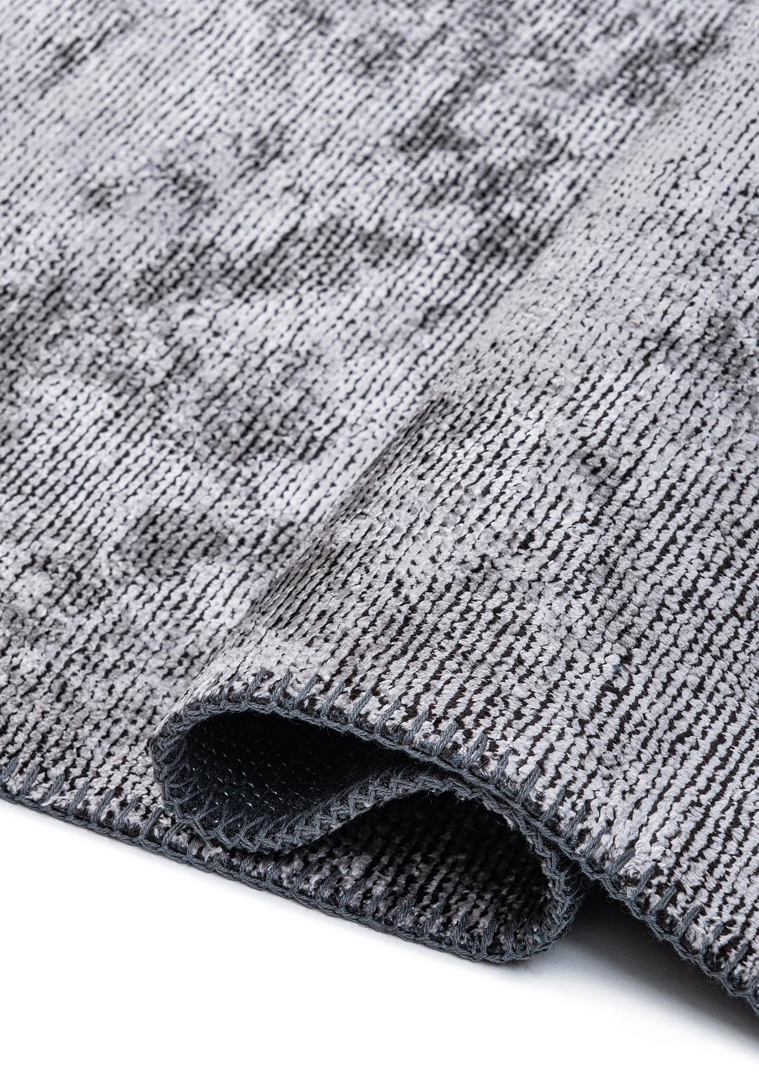 HAZE LIGHT GREY - BLACK RUG - 2