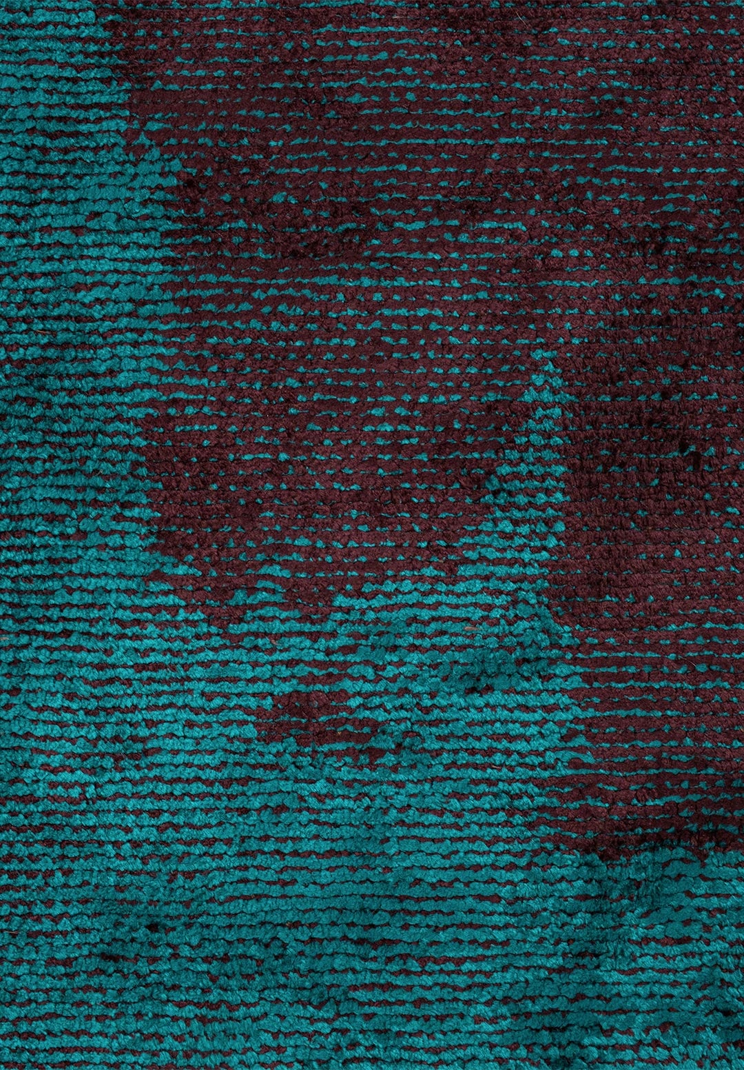 COAST DARK TURQUOISE - DARK BURGUNDY RUG - 5