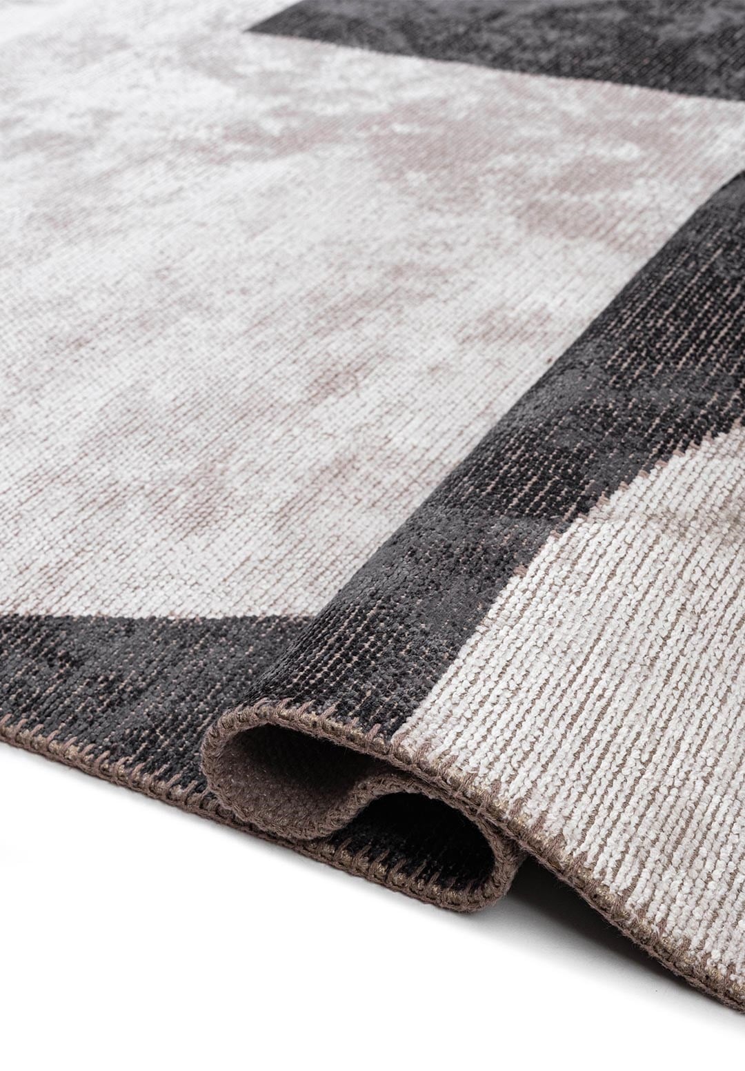 ARC CHARCOAL - LIGHT CREAM RUG - 2
