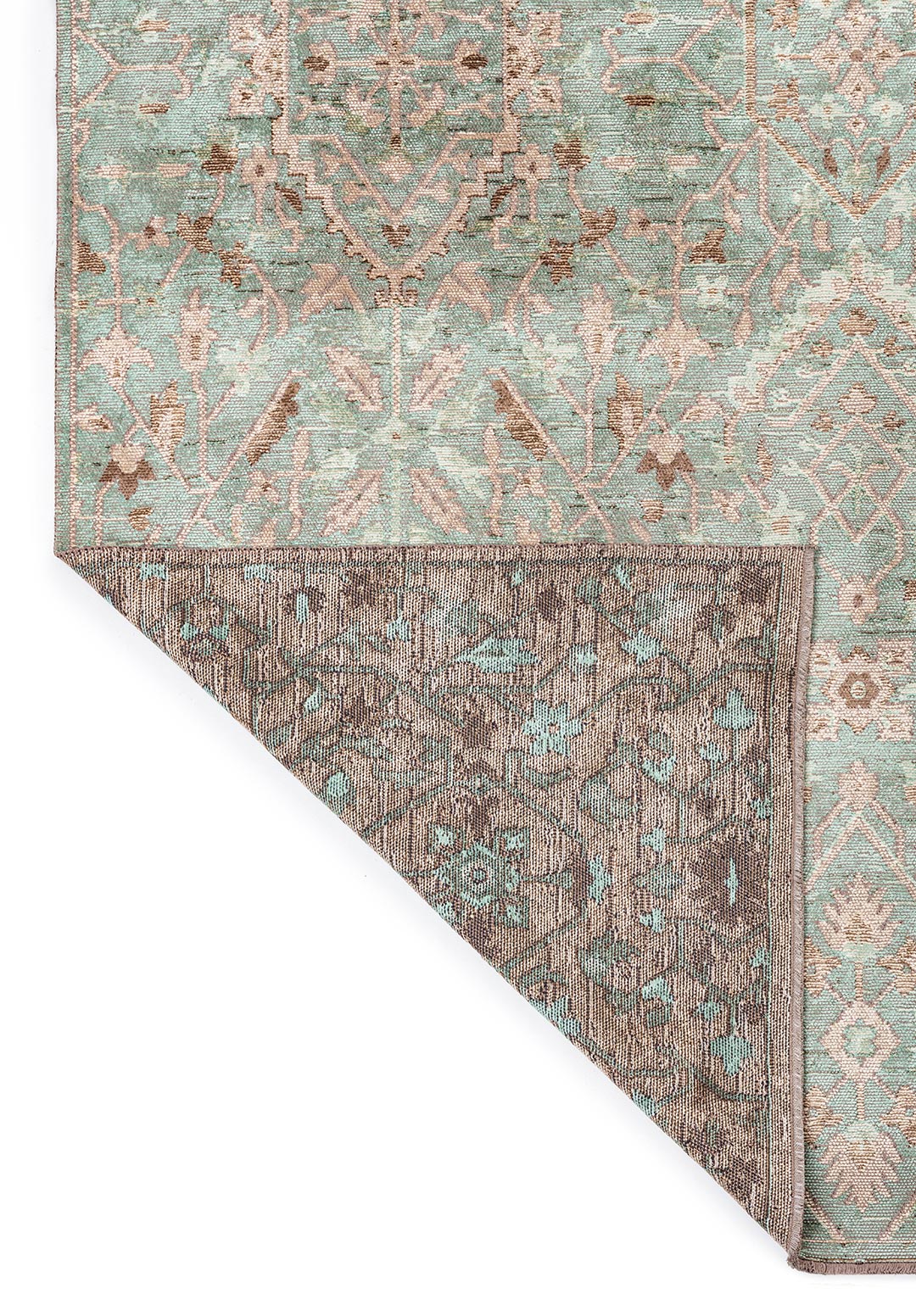 FLEUR MINK - CREAM - RIVER GREEN RUG - 3