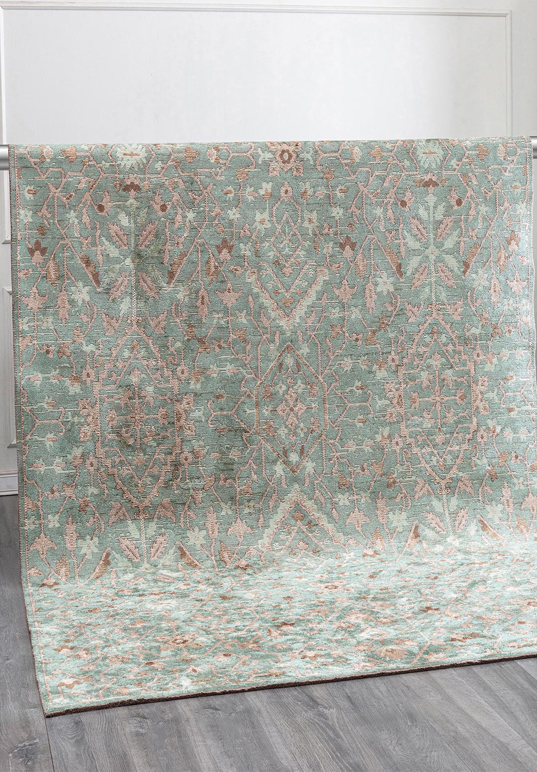 FLEUR MINK - CREAM - RIVER GREEN RUG - 4