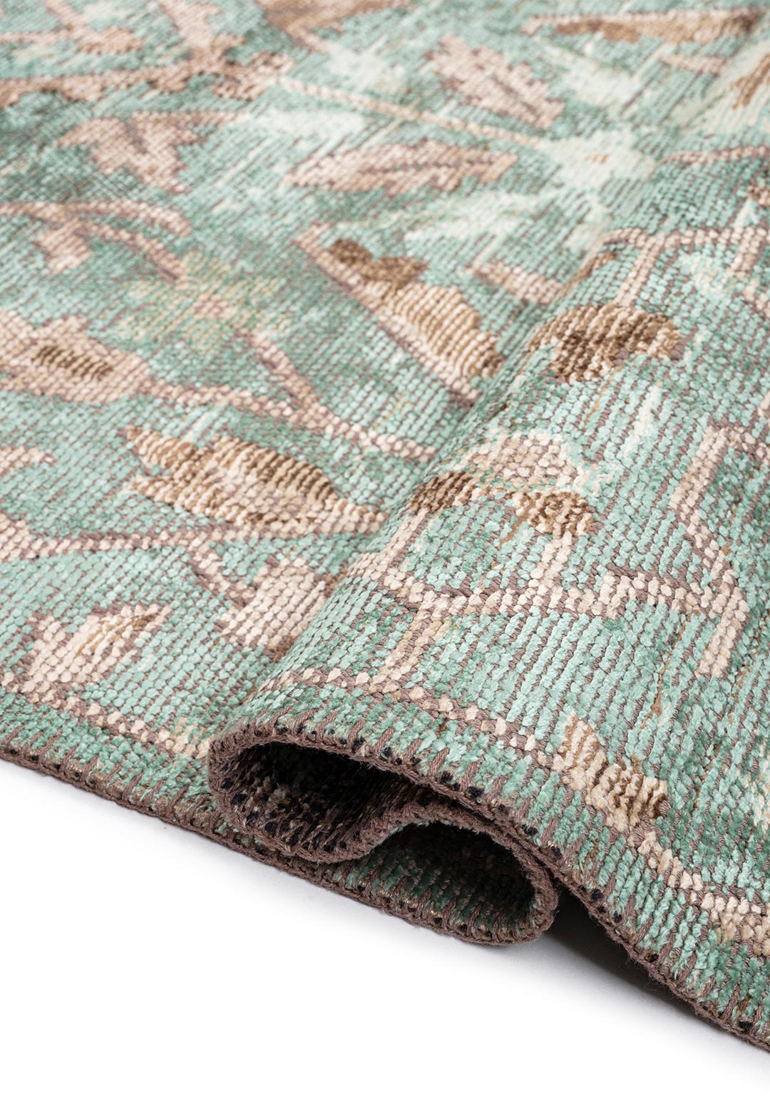 FLEUR MINK - CREAM - RIVER GREEN RUG - 2