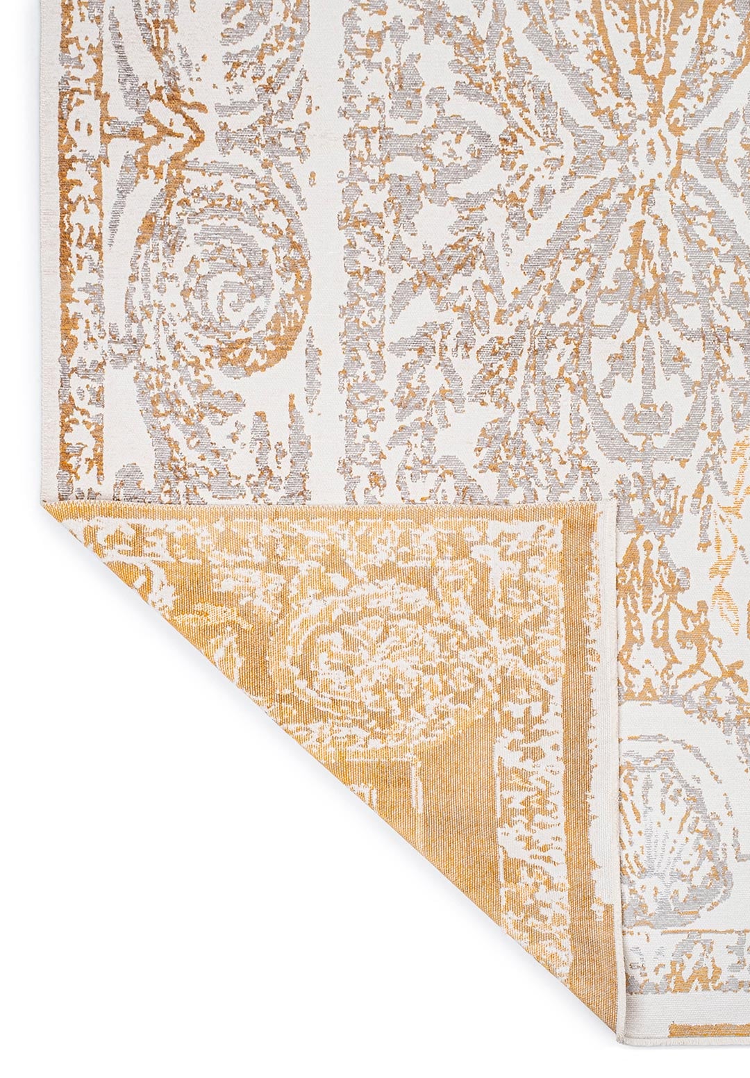 ARCADE GREY - MUSTARD - ECRU RUG - 3