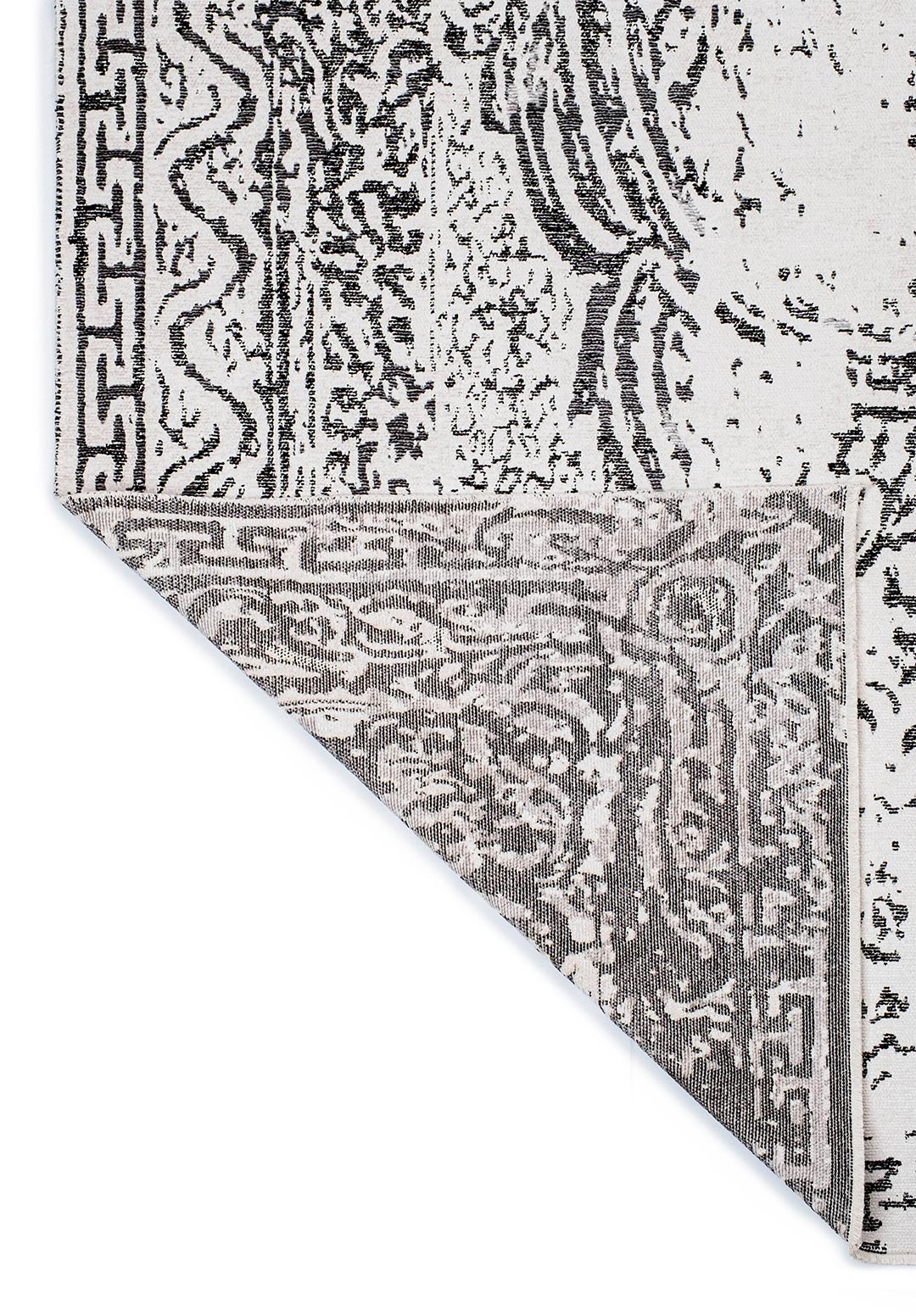 GORDION BLACK - GREY - ECRU RUG - 3