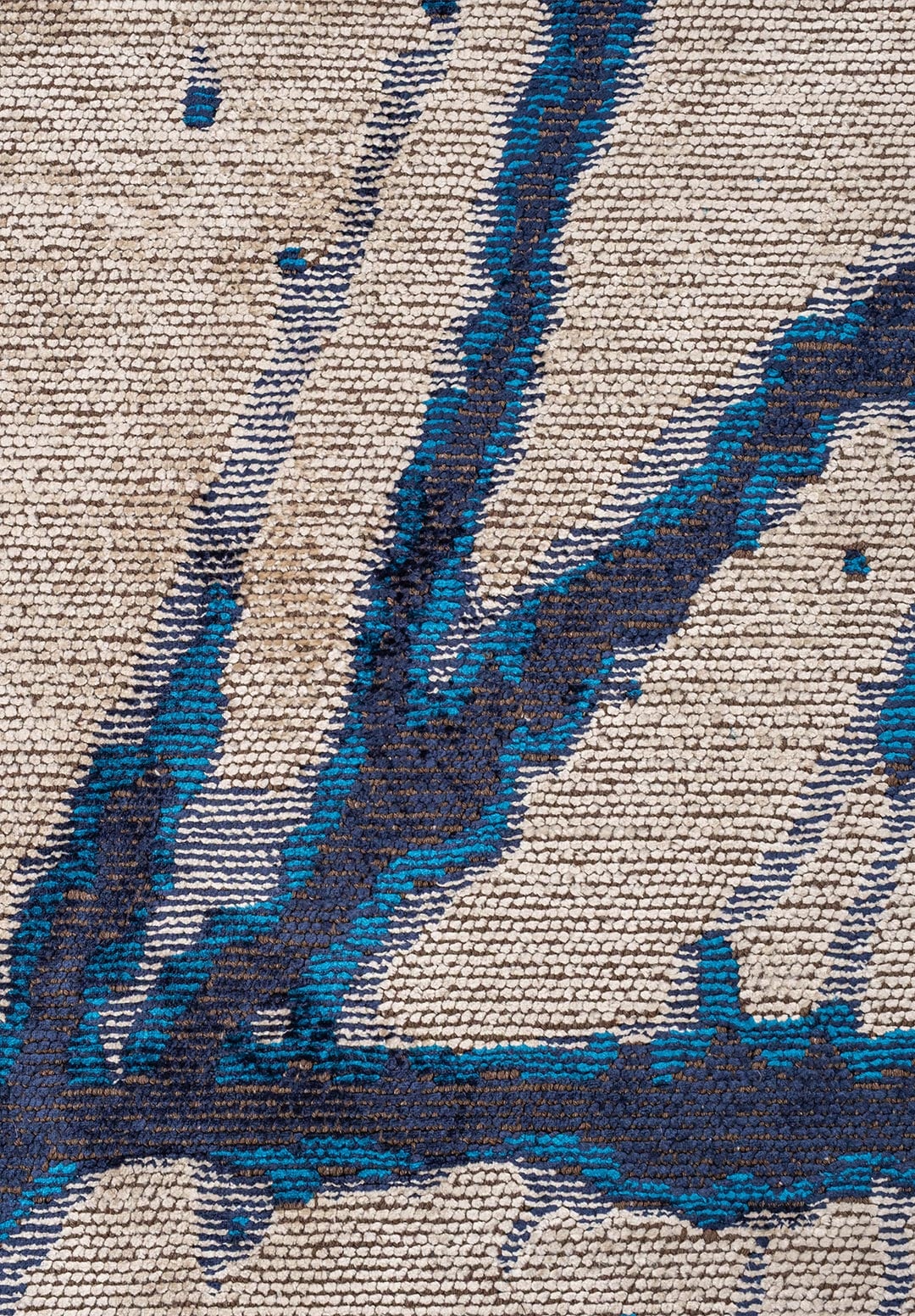 CRACK CREAM - CYAN - DARK NAVY RUG - 5