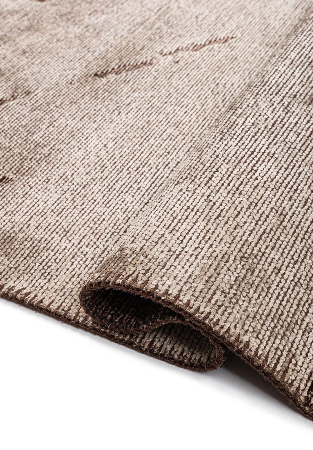CRACK DARK BROWN - COPPER - CREAM RUG - 2