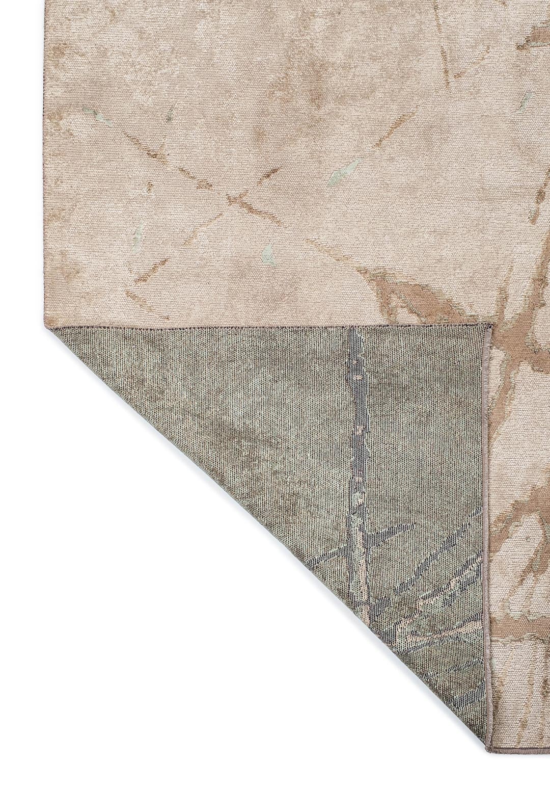 CRACK MINK - RIVER GREEN - BEIGE RUG - 3