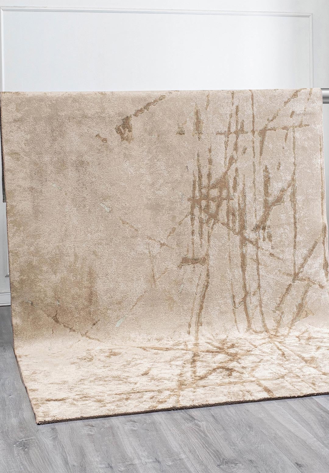 CRACK MINK - RIVER GREEN - BEIGE RUG - 4