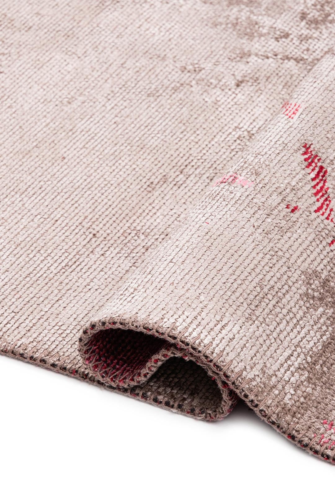 CRACK MAGENTA - PINK - GREY RUG - 2