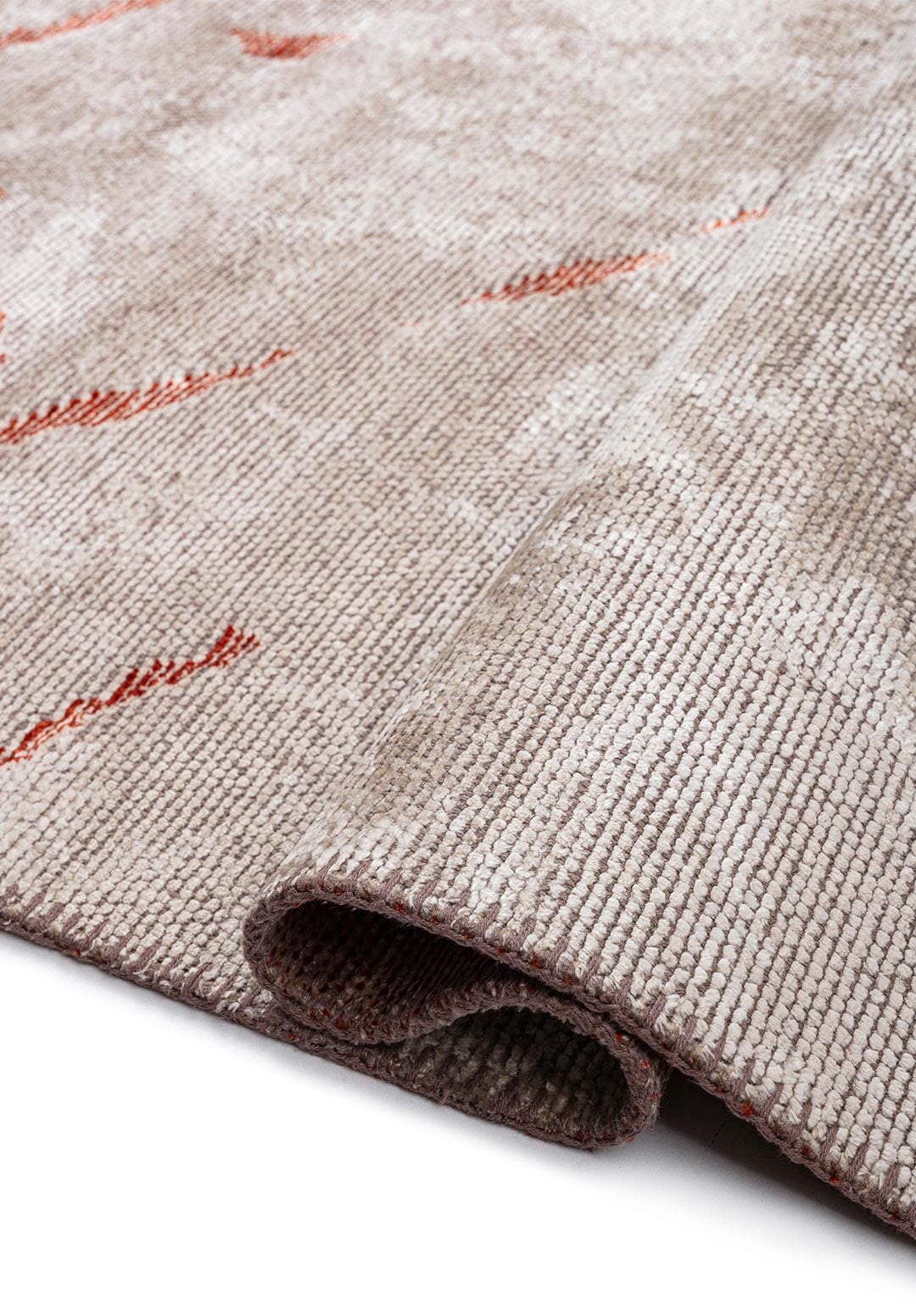 CRACK RUST - CREAM - BONE RUG - 2