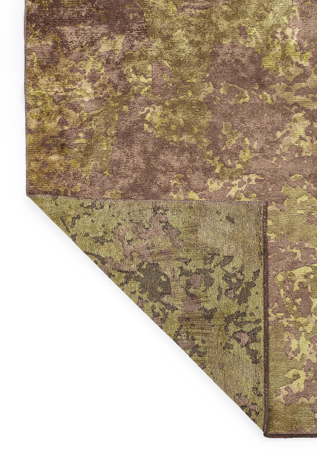 FLASH GREEN - OLIVE GREEN - MINK RUG - 3
