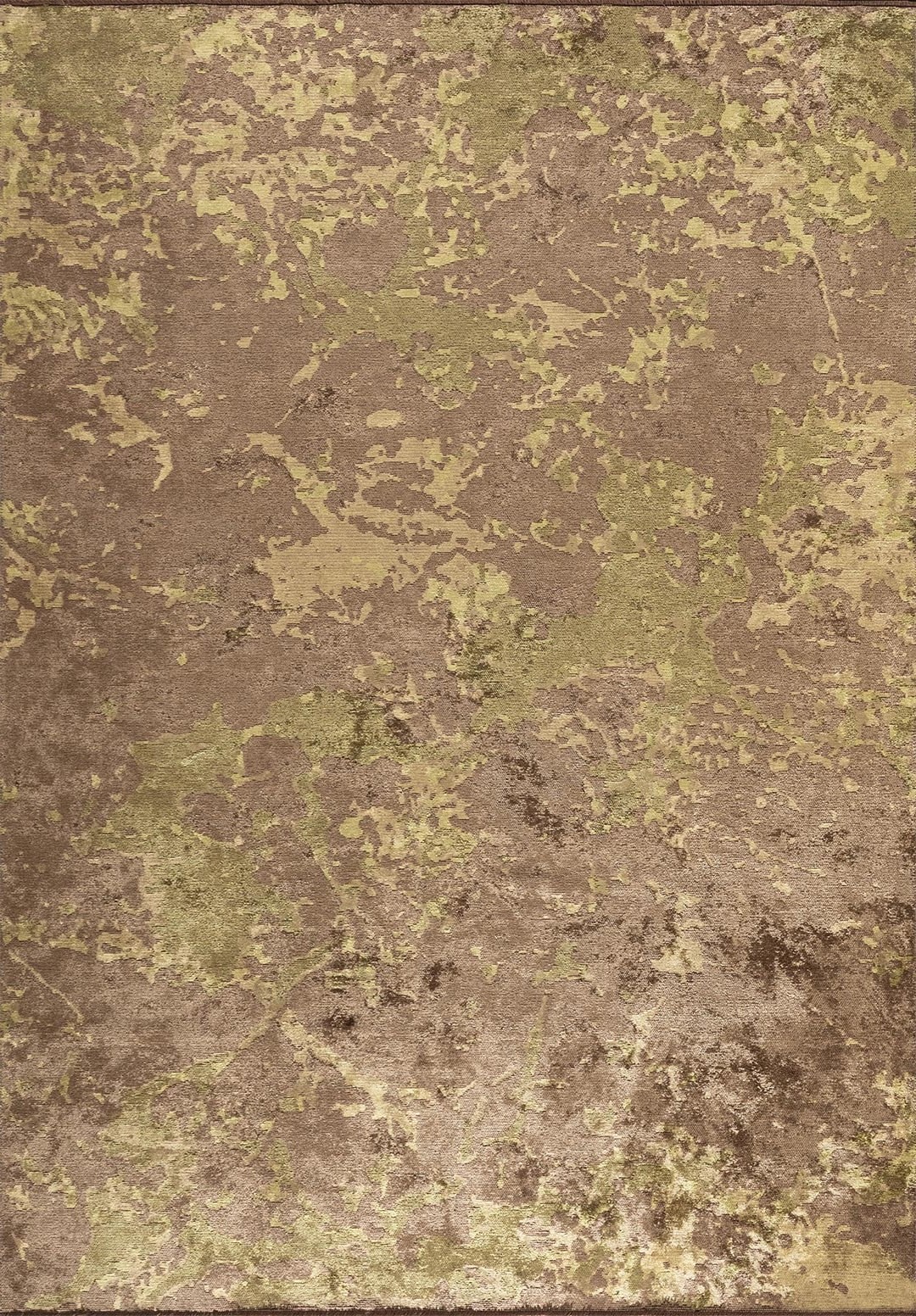 FLASH GREEN - OLIVE GREEN - MINK RUG