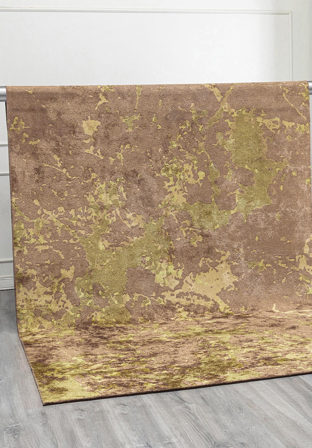 FLASH GREEN - OLIVE GREEN - MINK RUG - 4