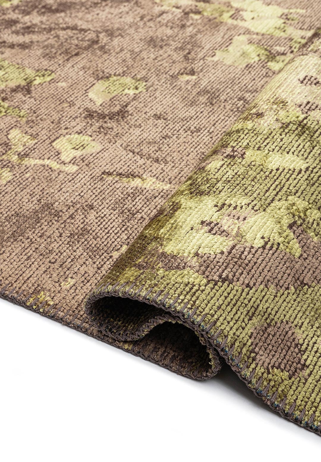 FLASH GREEN - OLIVE GREEN - MINK RUG - 2