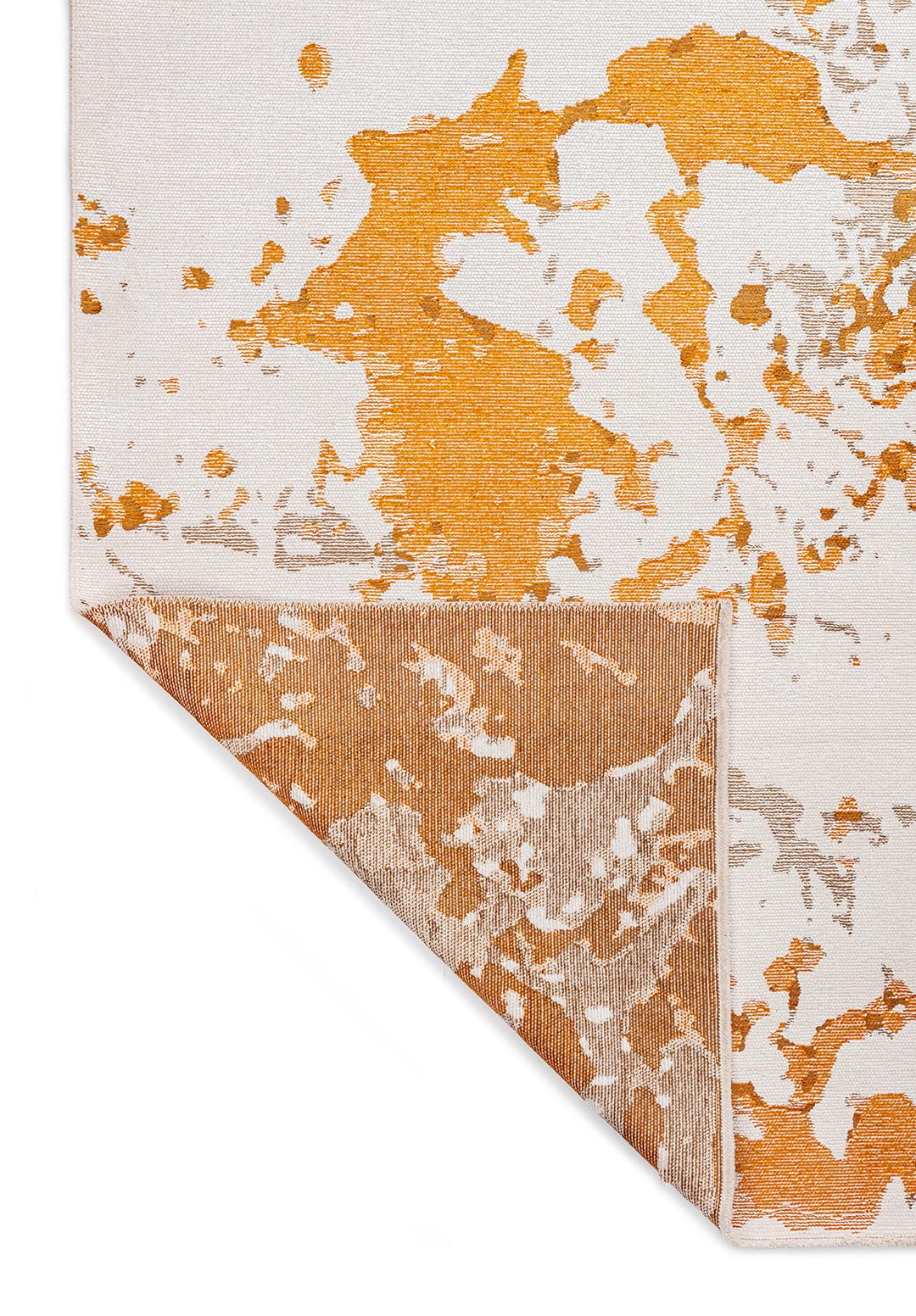 FLASH MUSTARD - LIGHT BROWN - WHITE RUG - 3