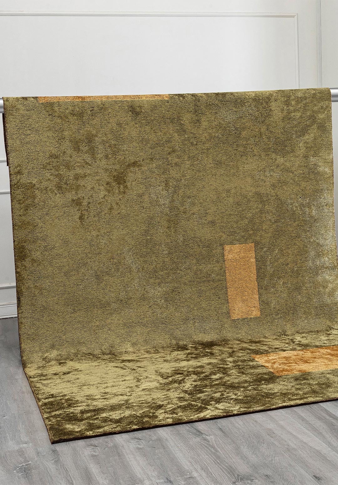 URBAN GREEN - GOLD - BLACK RUG - 4