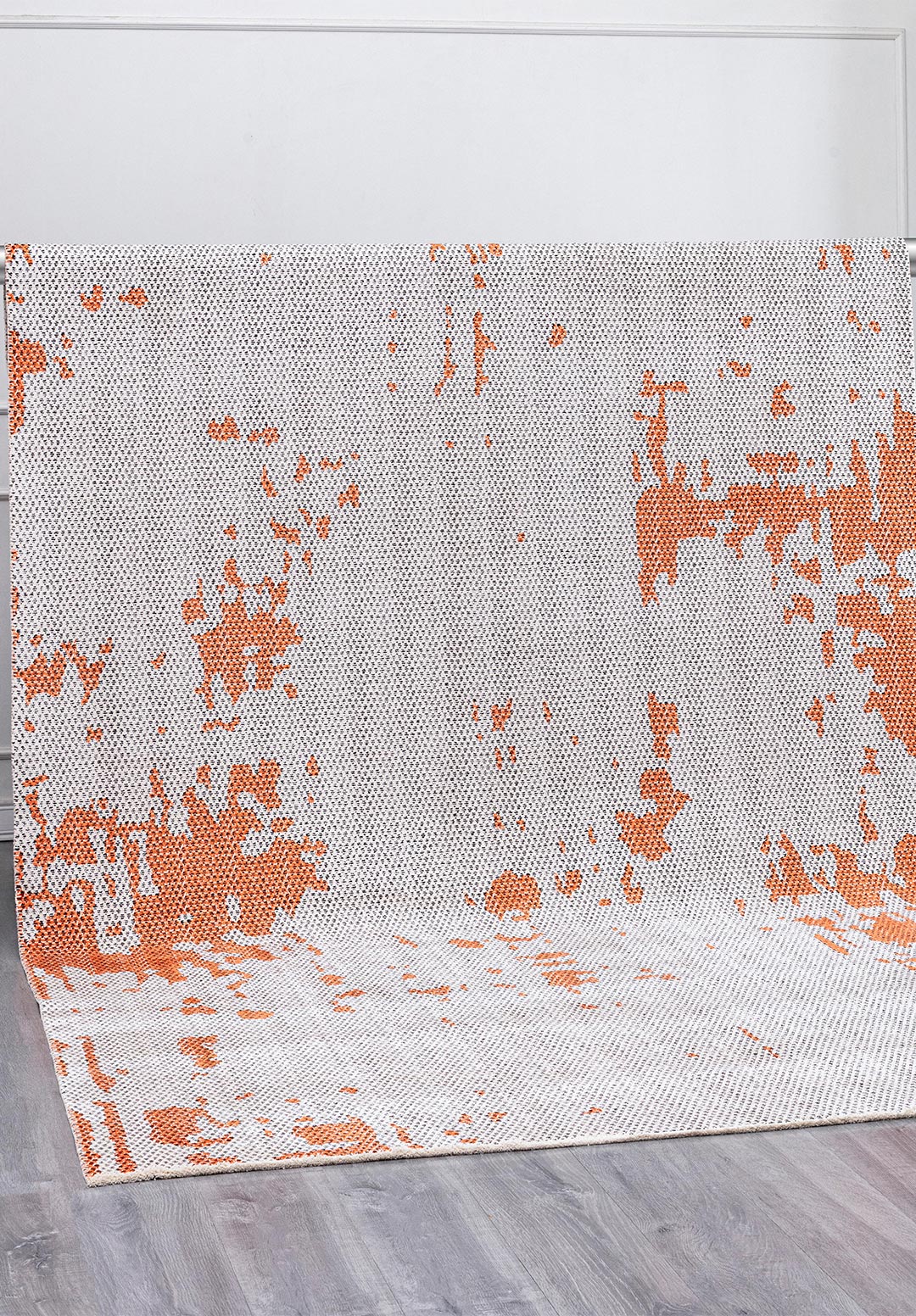 VERONA PEACH - BLACK - ECRU RUG - 4