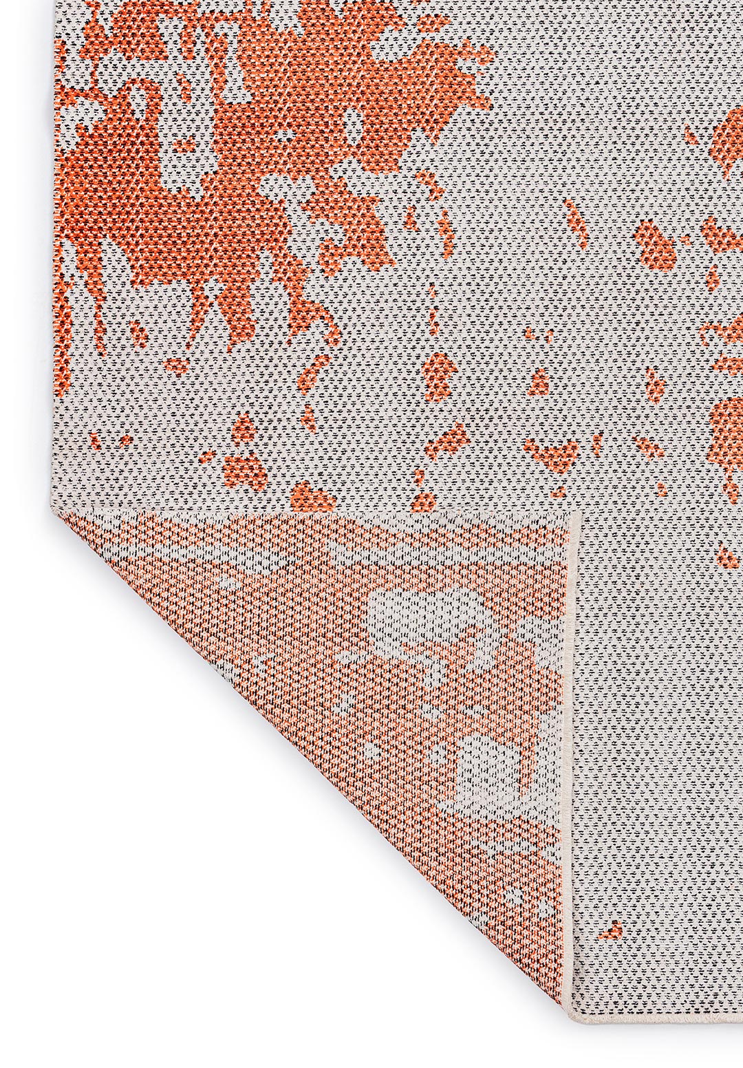VERONA PEACH - BLACK - ECRU RUG - 3