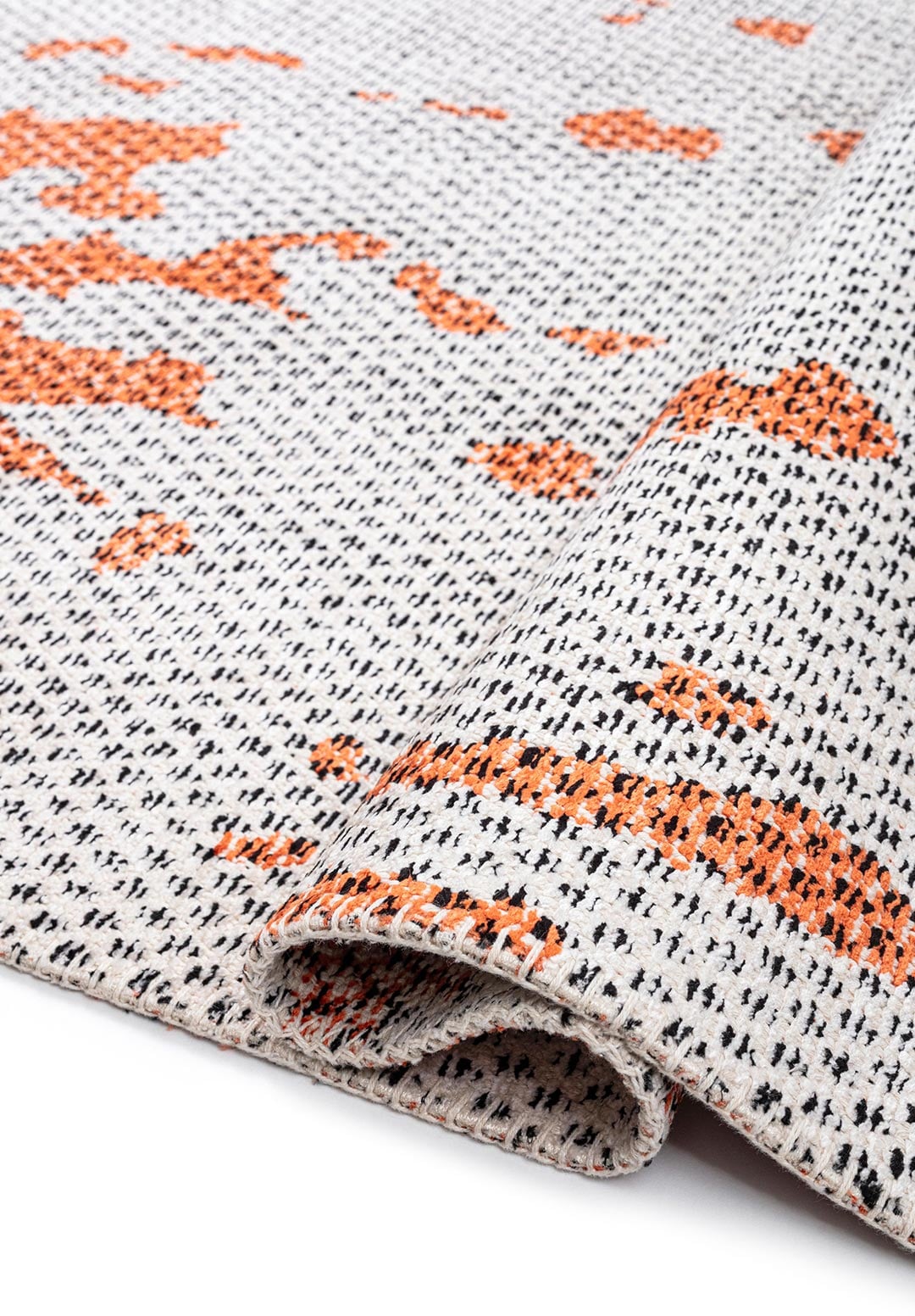 VERONA PEACH - BLACK - ECRU RUG - 2