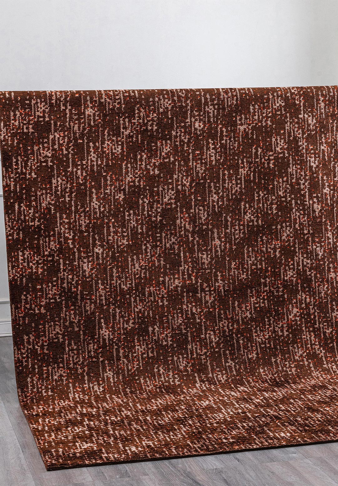 SOLSTICE DARK BROWN - RUST - COPPER RUG - 4