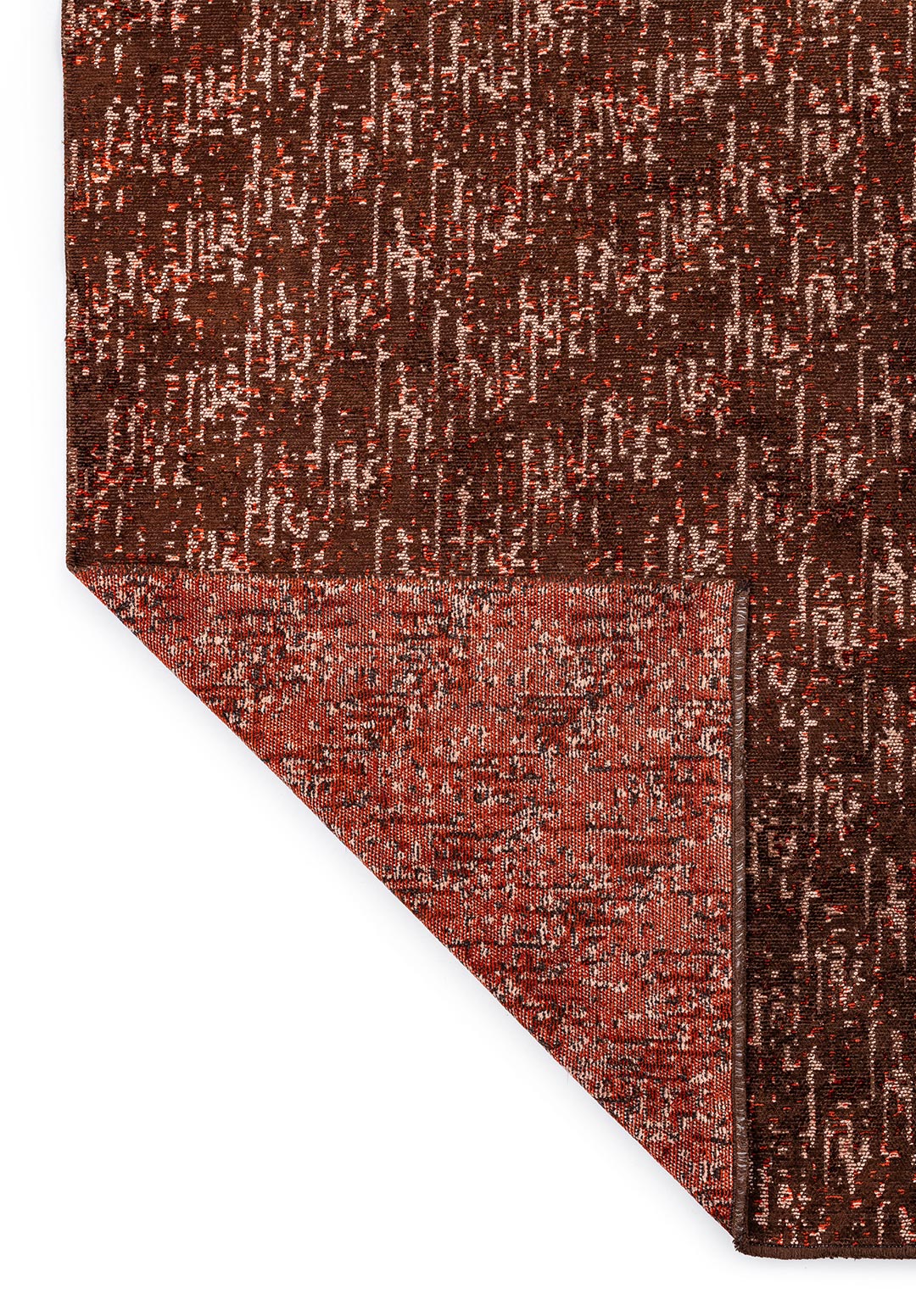 SOLSTICE DARK BROWN - RUST - COPPER RUG - 3