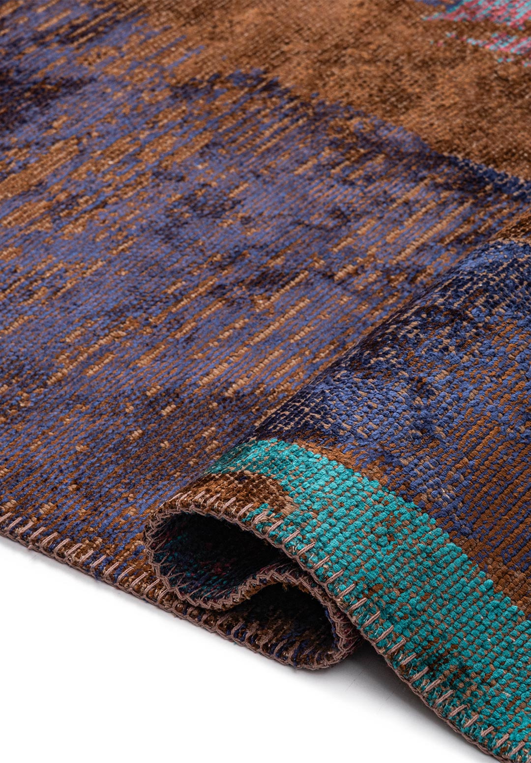 BLISS DARK BROWN - DARK NAVY - DARK TURQUOISE - CHERRY RUG - 2
